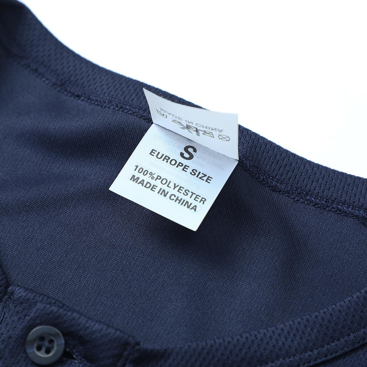 5pcs Men's Fine Pure Color Design Fashion Round Neck Short Sleeve Outdoor Sports Casual Henry Shirt