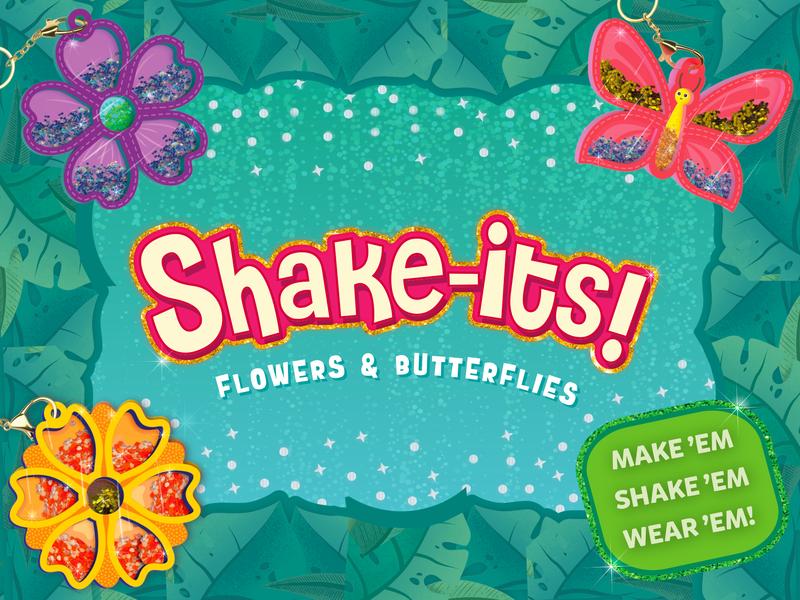 Skillmatics Art & Craft Activity - Shake-its, DIY Glitter Craft Kit with Keychains, Fun & Creative Travel Toys, Party Favors & Birthday Gifts for Girls & Boys Ages 4 to 9