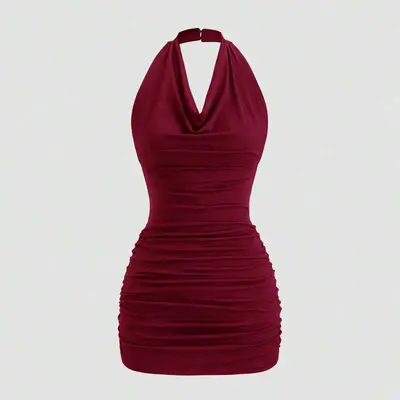 open lace back dress Red Straps Tulle Sweet 16 Dresses, A Line Cute Sleeveless Mini Homecoming  Dress N1958 main image 0