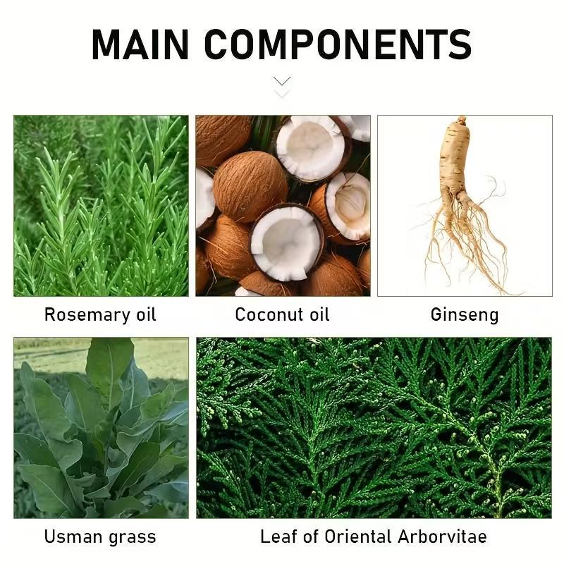 Nature Triangle Shampoo Bar Usman Grass Green Herbal Soap for Hair Growth Clean Oil Control with Polygonum Multiflorum Coconut Ginseng 80g Pack