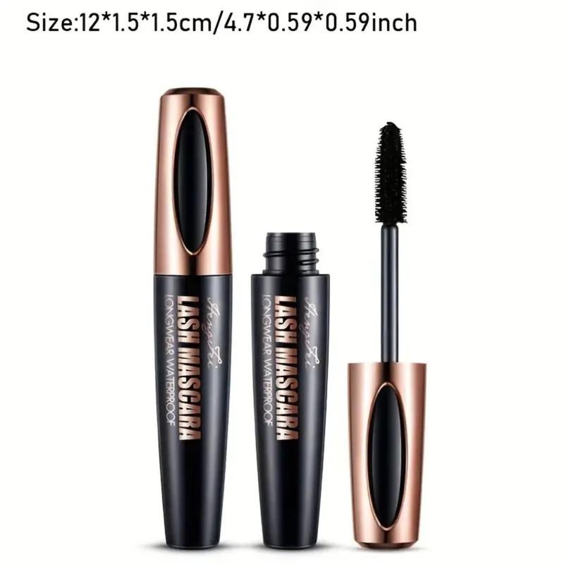 4D Waterproof Long-Lasting Mascara, Quick-Drying Eyelash Extensions Mascara, Natural Curling & Volumizing Mascara Stick, Smudge-Proof 4D Waterproof Long-Lasting Mascara, Quick-Drying Eyelash Extensions Mascara, Natural Curling & Volumizing Mascara Stick, Smudge-Proof