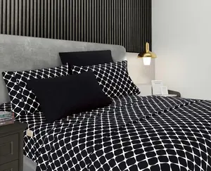 Elegant Comfort 6-Piece Bloomingdale Pattern Sheet Set - Premium Hotel Quality Softness with Deep Pockets and Smart Storage