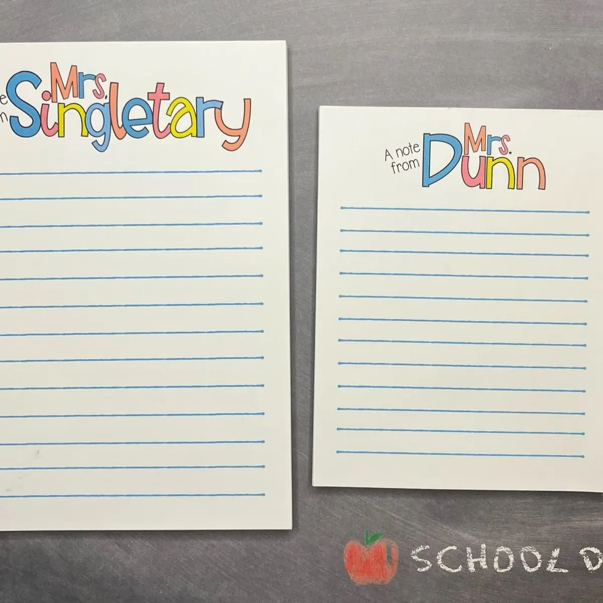 4.25x5.5 Custom “A Note From” Tear-Away Notepad