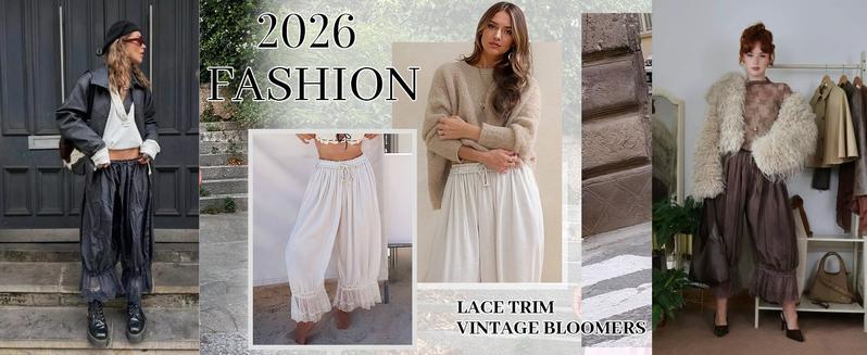 Lace Bloomer Pants for Women Capri Yoga Pants YeeZaa Y2k Elastic Waist Lace Patchwork Pettipants Ruffle Long Going Out Streetwear Lightweight Flared Slips Pants Pajama Bottoms 2026 Spring Summer Fashion Forever Young Bloomer Pants Lace Bloomer Pants for Women Capri Yoga Pants YeeZaa Y2k Elastic Waist Lace Patchwork Pettipants Ruffle Long Going Out Streetwear Lightweight Flared Slips Pants Pajama Bottoms 2026 Spring Summer Fashion Forever Young Bloomer Pants