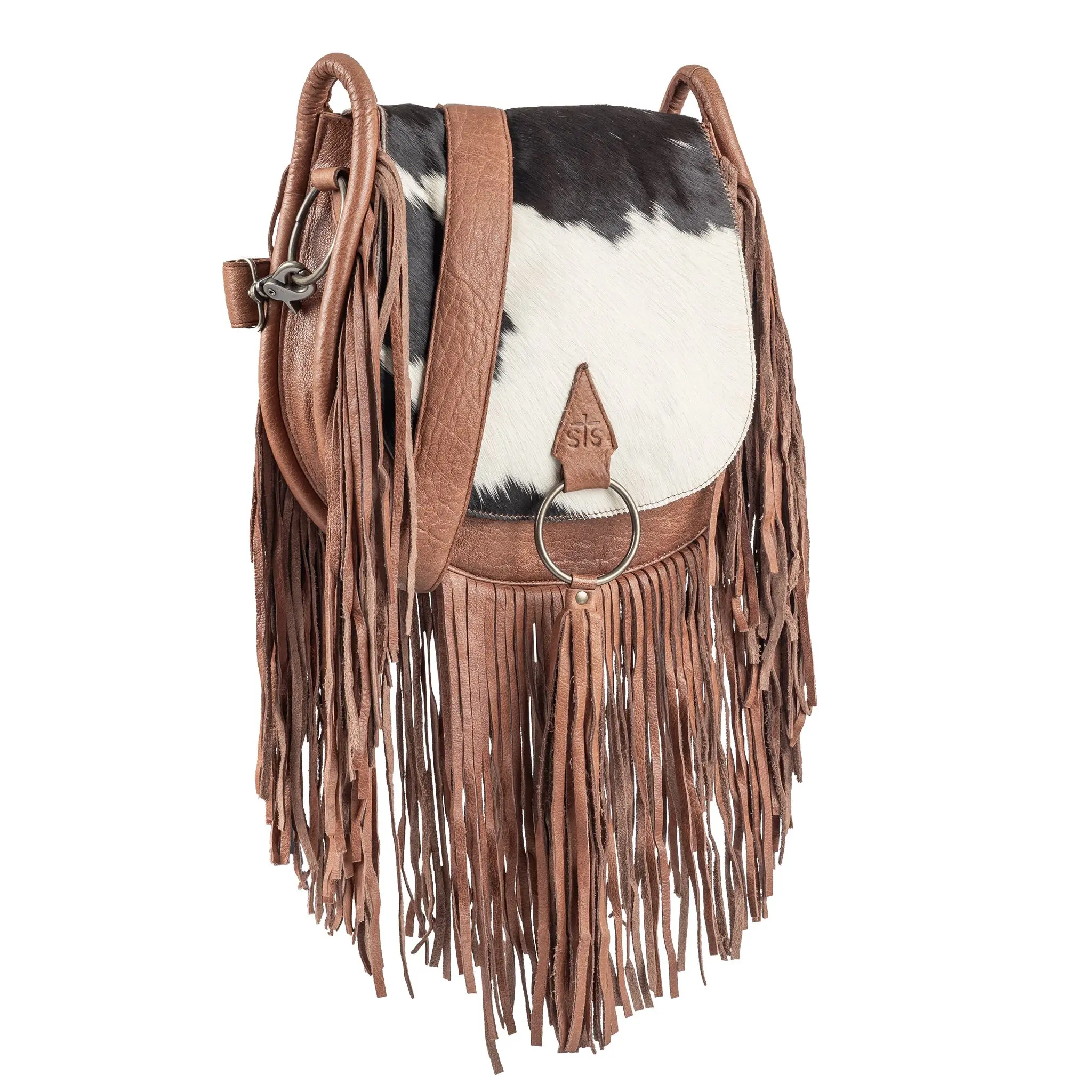 STS Ranchwear Indie Cowhide Saddle Bag
