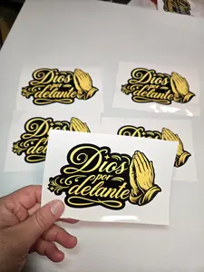 Dios por Delante Sticker, Sticker de Dios por Delante, Sticker de Calidad
