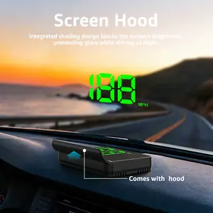 Head up Display Car GPS Digital Speedometer Car Truck Motorcycle Head Up Display Odometer HUD MPH Car Tools Accessory
