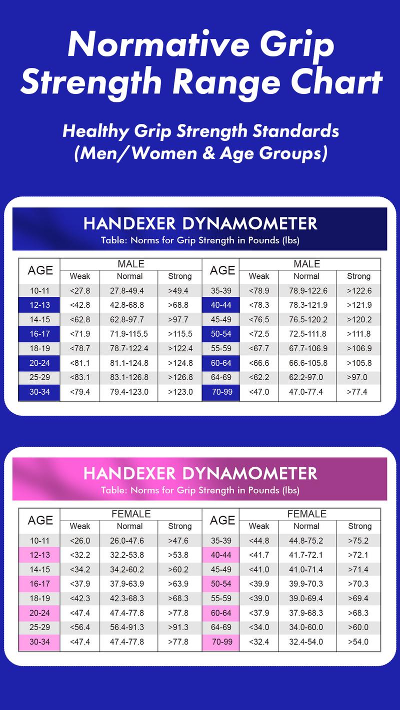 Handexer Digital Hand Dynamometer 265lb/120kg - Grip Strength Tester & Hand Grip Strengthener with LCD - Adjustable Hand Grip for Climbing, Rehab, Home Gym & TikTok Challenge