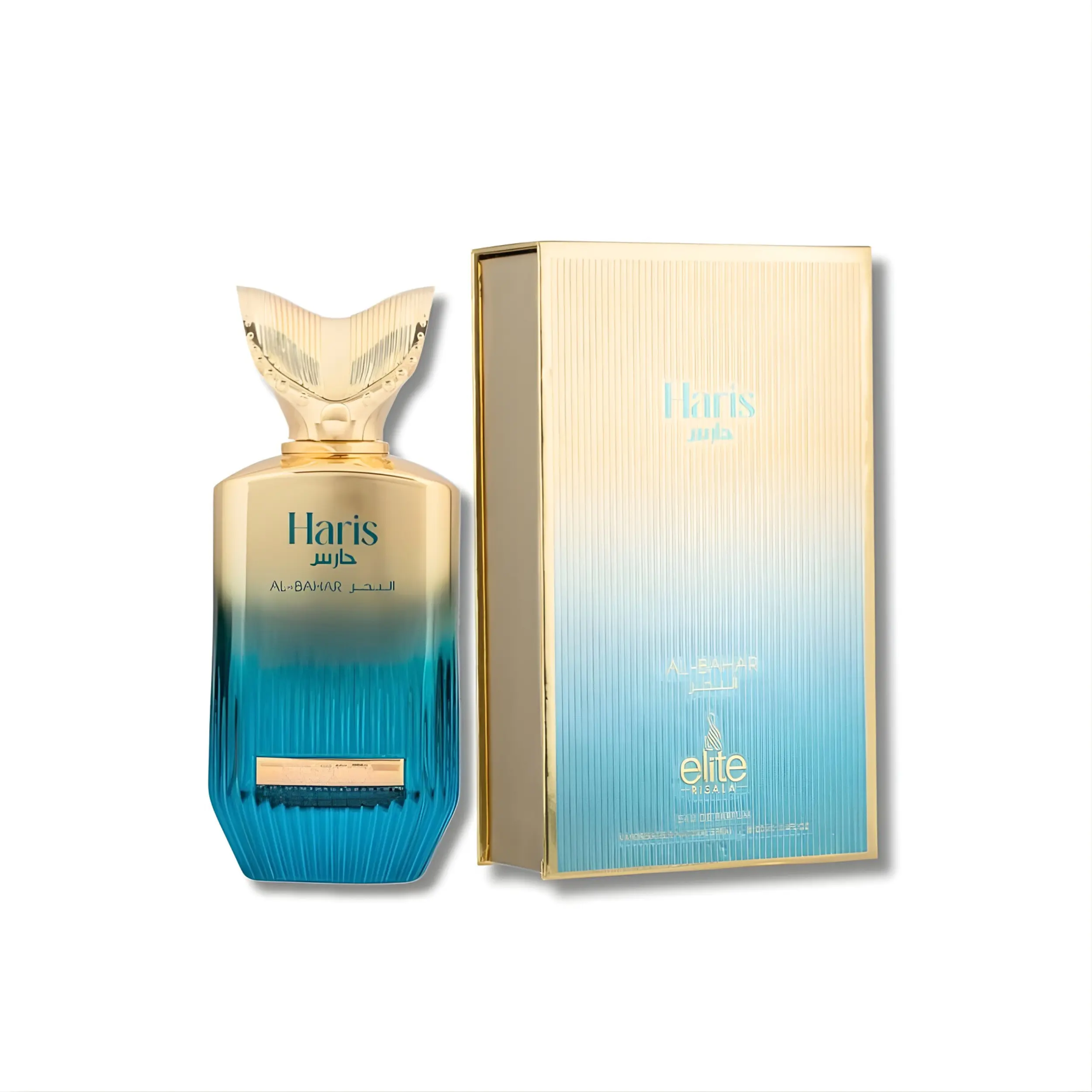 Risala Elite Haris Al Bahar Unisex Eau de Parfum (3.4 fl oz) - Authentic Perfumes EDP Spray Perfume, Floral-Woody with Freesia, Sandalwood, Ambrette Musk, Cedar Notes, Adult Signature Scent, Elegant All-Seasons Wear, Luxurious Captivating Scents