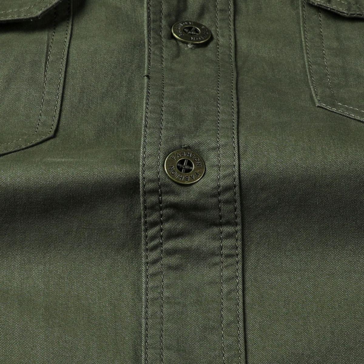 Men's Long Sleeve Workwear Shirt - Outdoor Casual Versatile Top