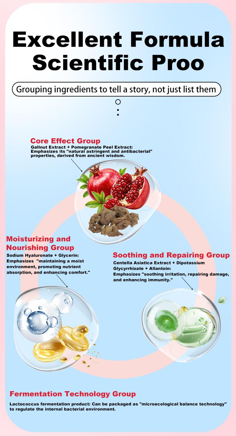 Buy 2 Get 1 Free! NNQ Feminine Gel | Pomegranate and Centella Asiatica Extracts | Sensation Enhancement and Supportive Care - Infuser | 5-Count