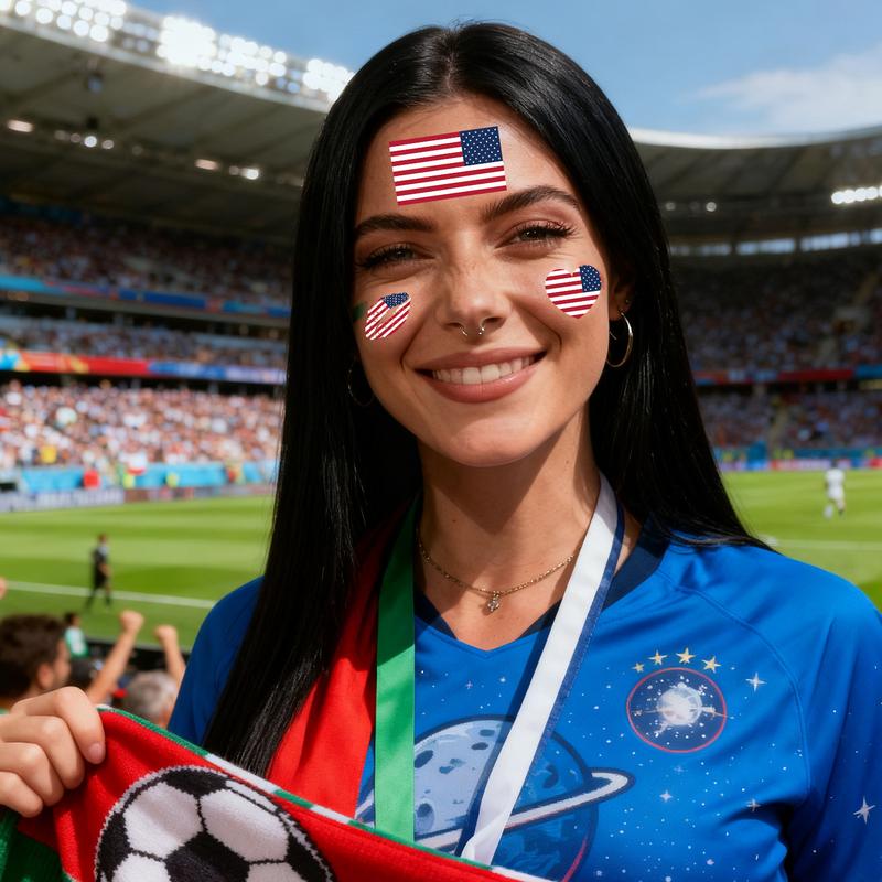 116Pcs 2026 World Cup 32-team combinations Flag Temporary Tattoos, Face Arm Leg Full Body Stickers for International Sports Events & Patriotic Activities, Easy to Apply