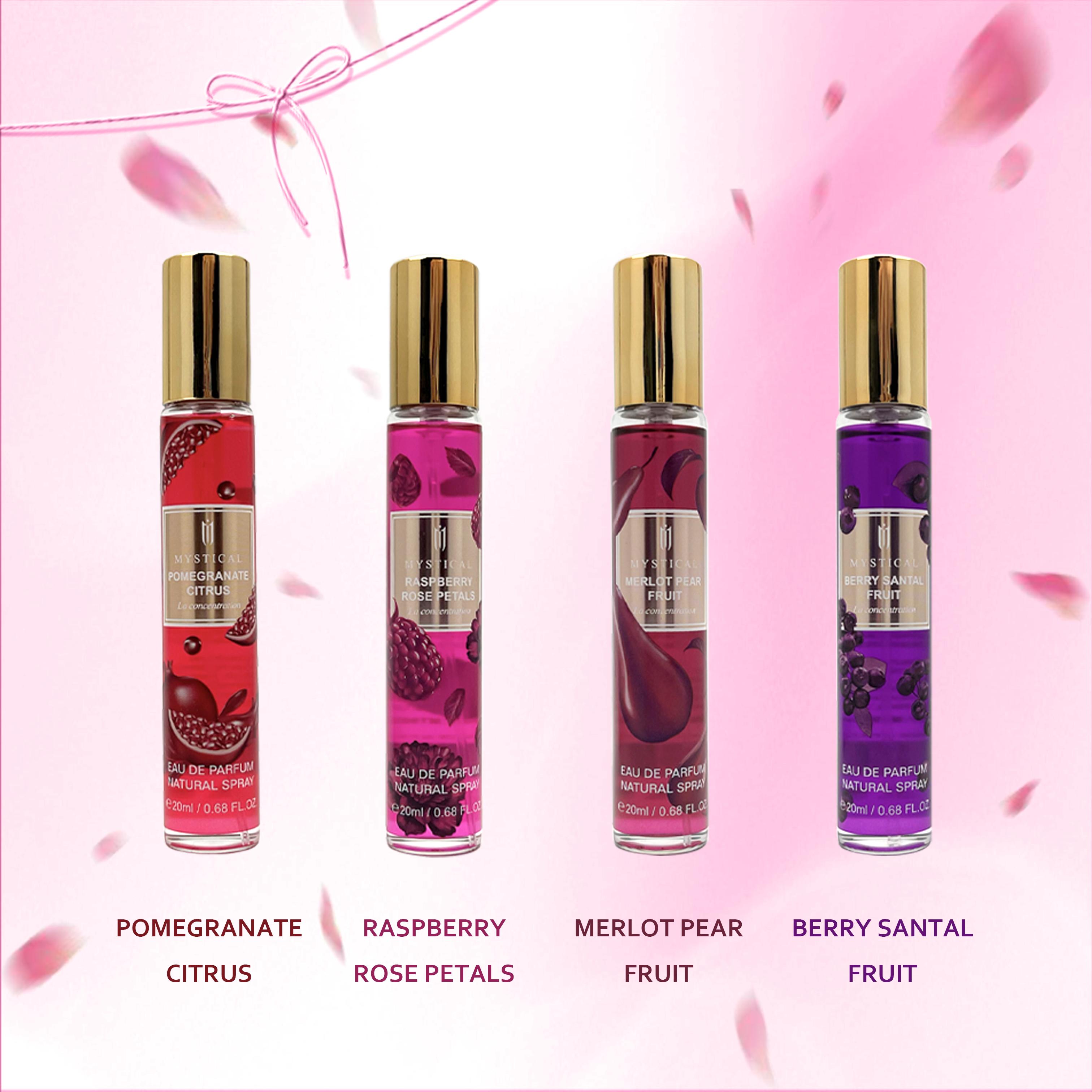 Women's mini Perfumes set,good girl perfume,Floral Fruity fragrance spray,Valentine's Day gift,20ml*4pcs