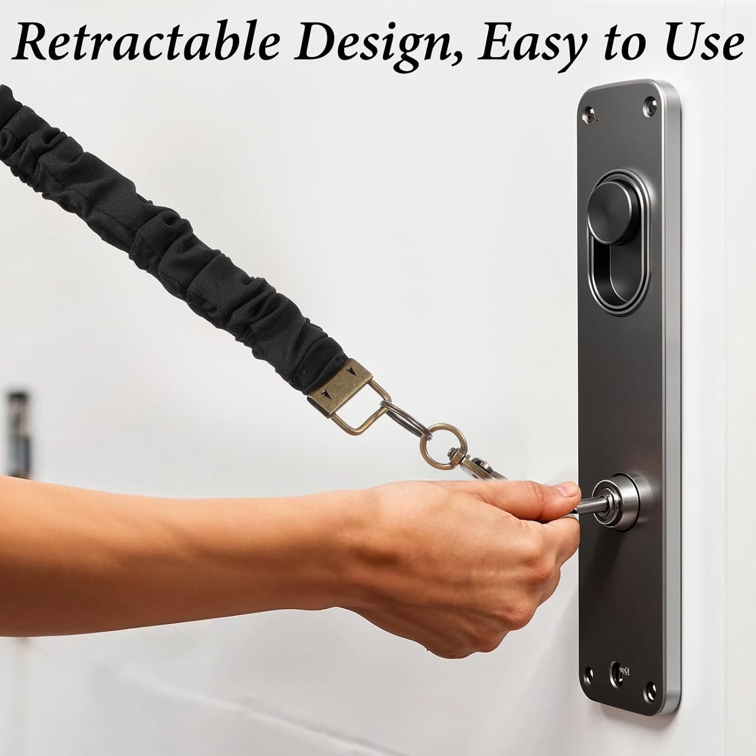 Scrunchyard Scrunchie Lanyards for ID Badges with Carabiner Clip Fashionable ID Badge Holder with Breakaway Lanyard Teacher Nurse Office Christmas Gifts Trendy Retractable Mechanism Polyester Fiber