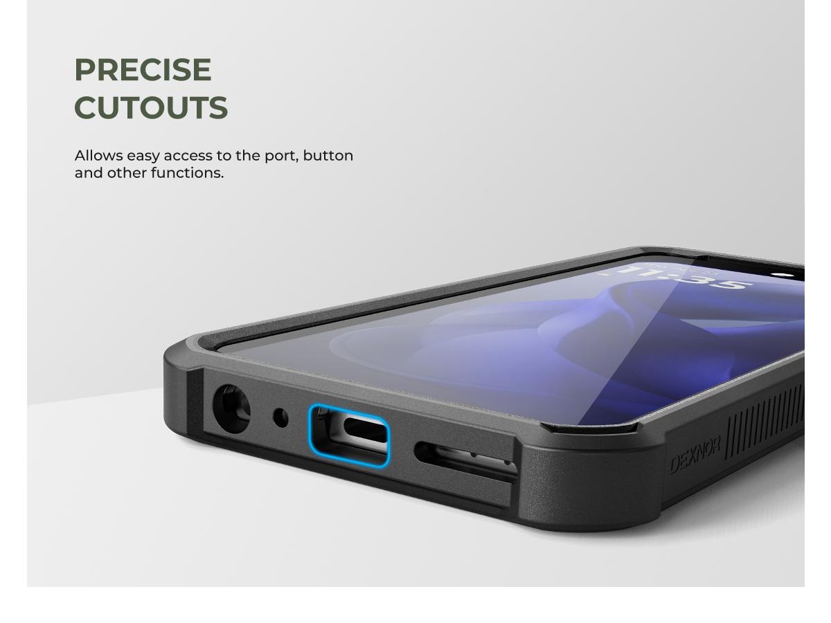 Dexnor for Motorola Moto G-Power-5G-2025/2026 Case, [2 Front Frame] [Built-in Magnetic Slide Camera Cover & Kickstand] Heavy Duty Protection Shockproof Phone Case with Screen Protector, 6.8inch