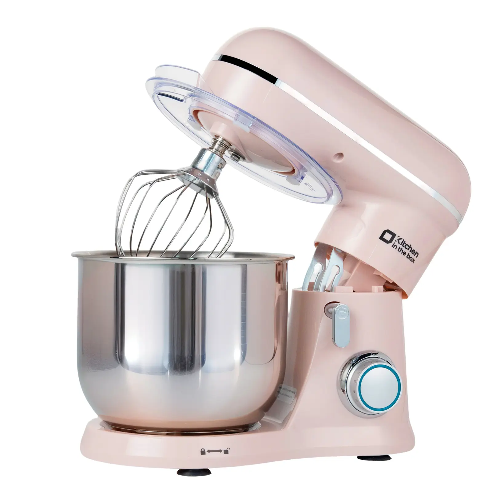 Kitchen in the Box 3.5QT Compact Stand Mixer, 10-Speed Tilt-Head, Stainless Bowls, Perfect for Baking, Dough & Cooking