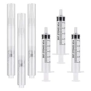 Household Touch up Paint Pens Universal Wall Furniture Scratch Repair Brush Refillable Leak-Proof Paint Brush Pen with Injector NONE
