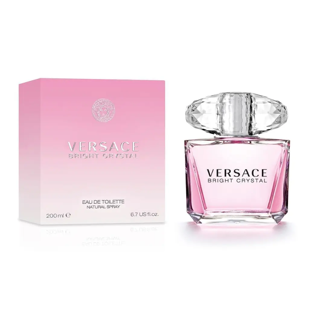 Versace Bright Crystal for Women Eau de Toilette Spray, 6.8 Ounce