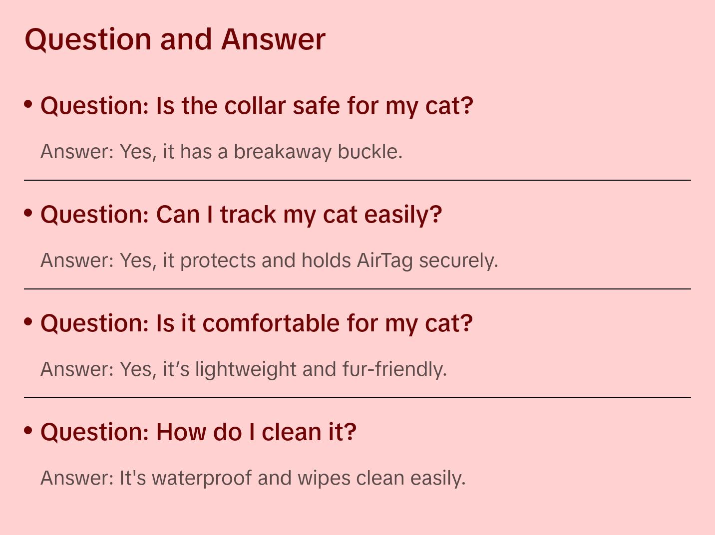 ATUBAN Airtag Cat Collar Breakaway, Reflective Kitten Collar with Apple Air Tag Holder and Bell for Girl Boy Cats, 0.4 Inches