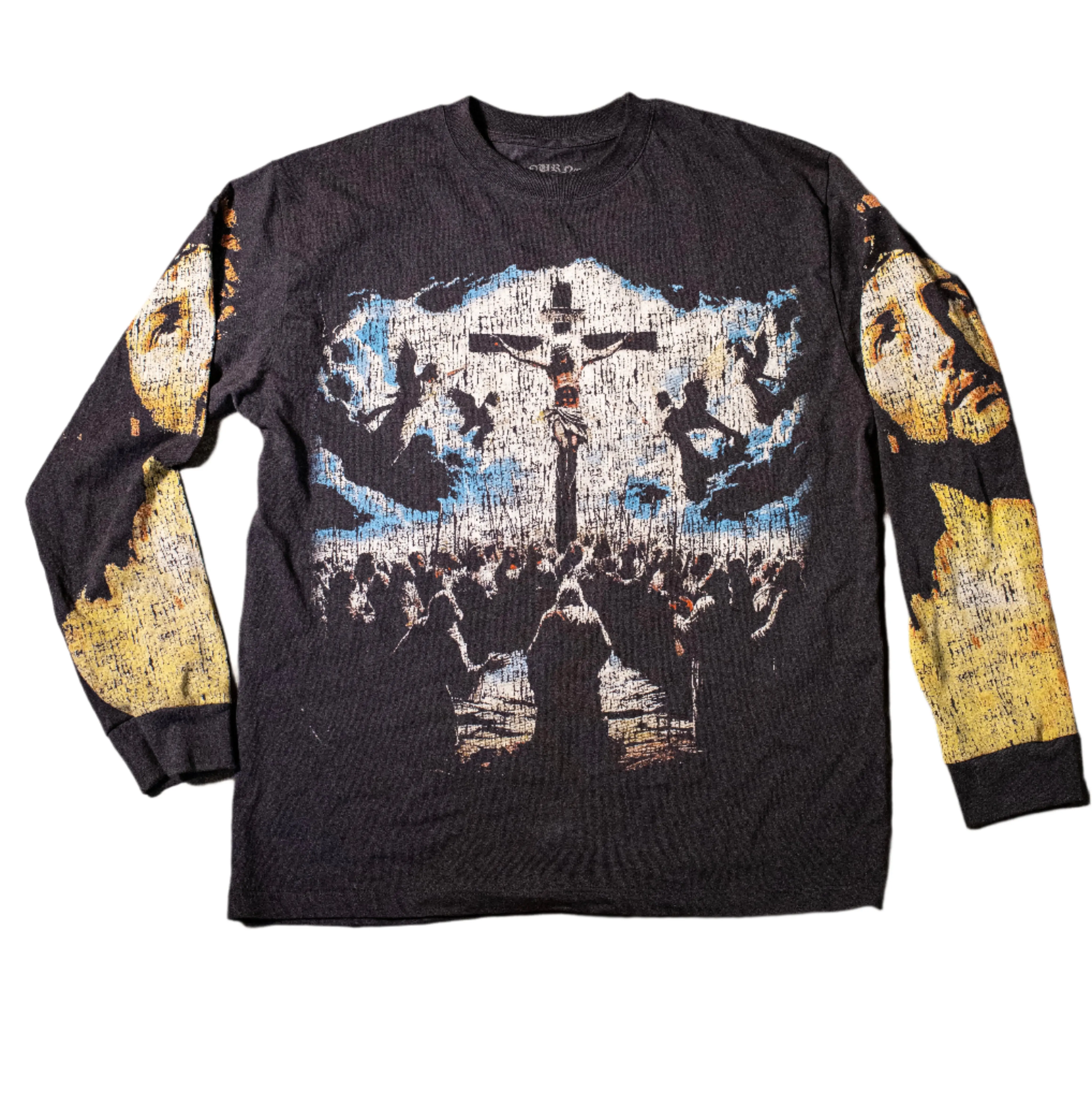 Bourne Blessed Crucifixion Long Sleeve Tee by Kendrick Bourne