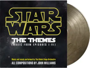 Global Stage Orchestra - Star Wars: The Themes - Crystal Clear & Black Vinyl  [VINYL RECORD - LP] Black, Clear Vinyl, Ltd Ed, 180 Gram, Holland - Import