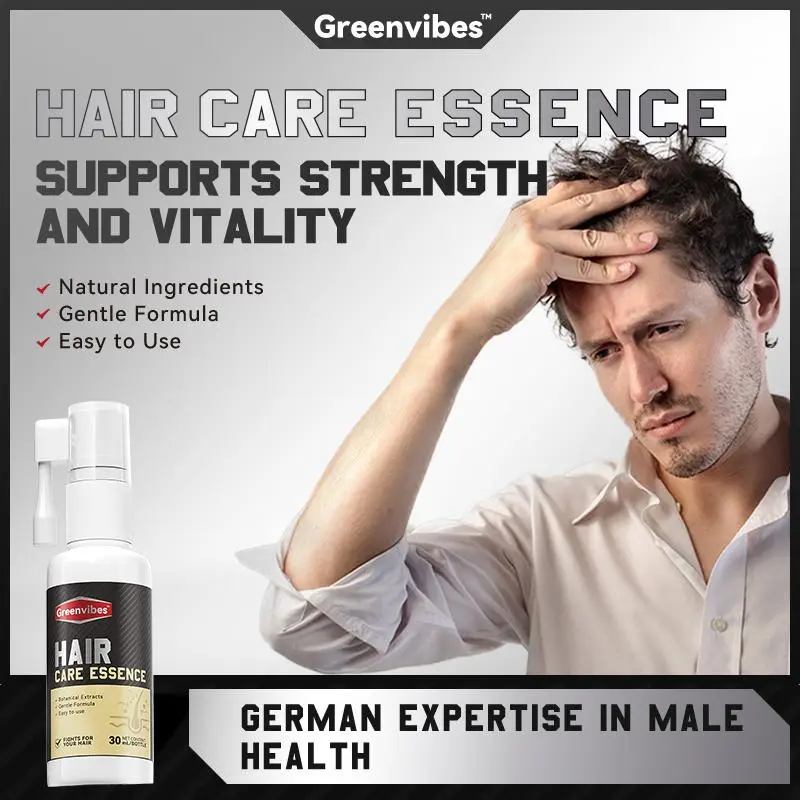 Greenvibes Hair Care Essence Containing Ingredients such as Butylene Glycol, Glycerin, and Polyaminoglycoside Condensates Batana Oil Hair Growth Enhance Strength and Vitality Hair Products Haircare Moisturizing Hair Scalp Fiber Hair Blend