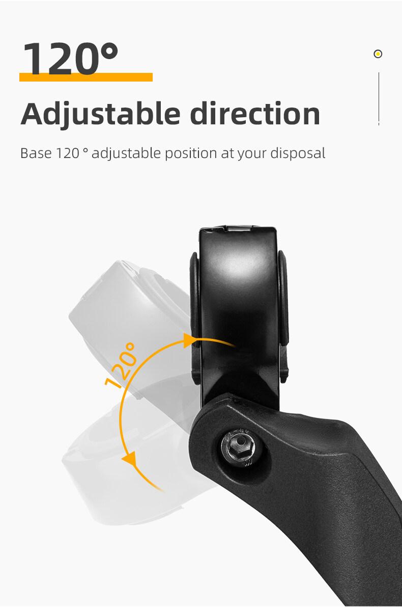 ROCKBROS Bicycle Handlebar Rear View Mirror Bike Cycling Wide Range Backsight Reflector Adjustable Left Right Bike Mirror