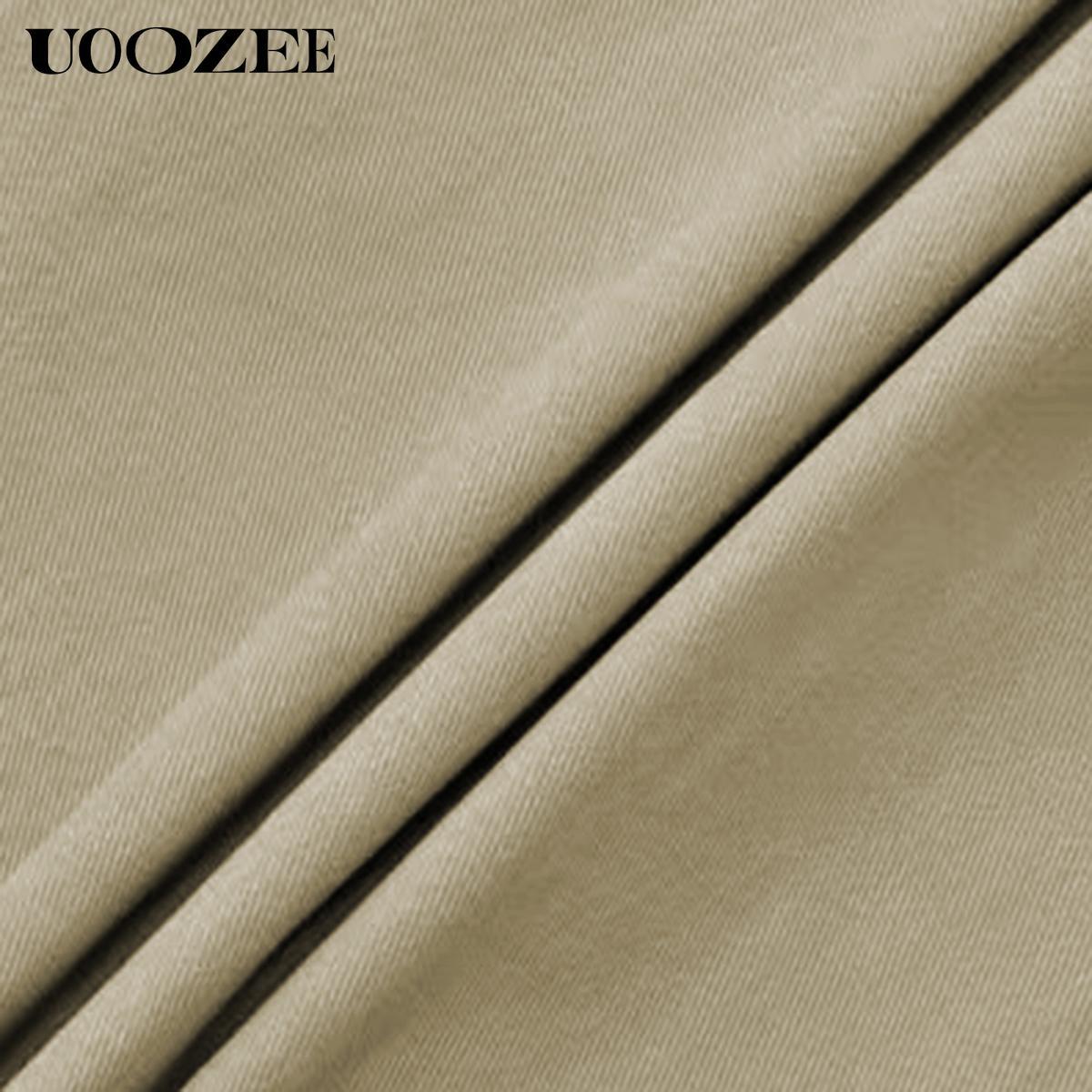 UOOZEE Women's Khaki Loose Multicolor Cropped&Long Trousers 100% Cotton Soft Summer&Autumn/Winter Comfortable Breathable Fabric Elastic Waistband Lantern Pants with Pockets Casual Style Bottoms Outfit Minimalist Spring Basic teacher outfits