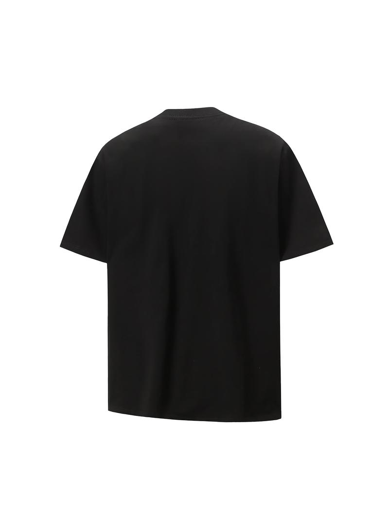 CCCMAI Men's Solid Color Short Sleeve T-Shirt Casual Cotton Tee Solid Colors Black White Gray All Colors Street Style Menswear Summer Basic Loose Fit Solid Color T-Shirt Short Sleeve Versatile American Style Men's Cotton Half Sleeve Casual Shirt Crewneck