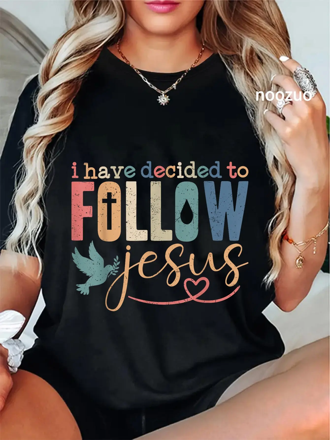 100% Cotton Baptism Christian Baptized I Have Decided to Follow Jesus T-Shirt