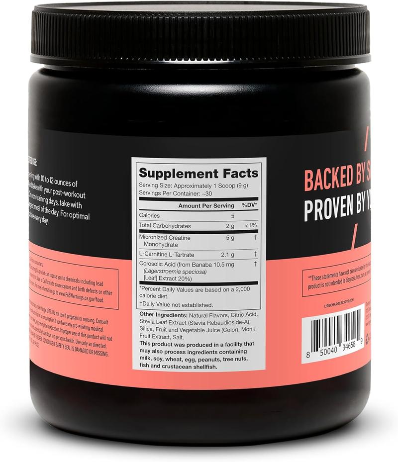 Legion Recharge Post-Workout Recovery Supplement - 60 Servings (Blue Raspberry)