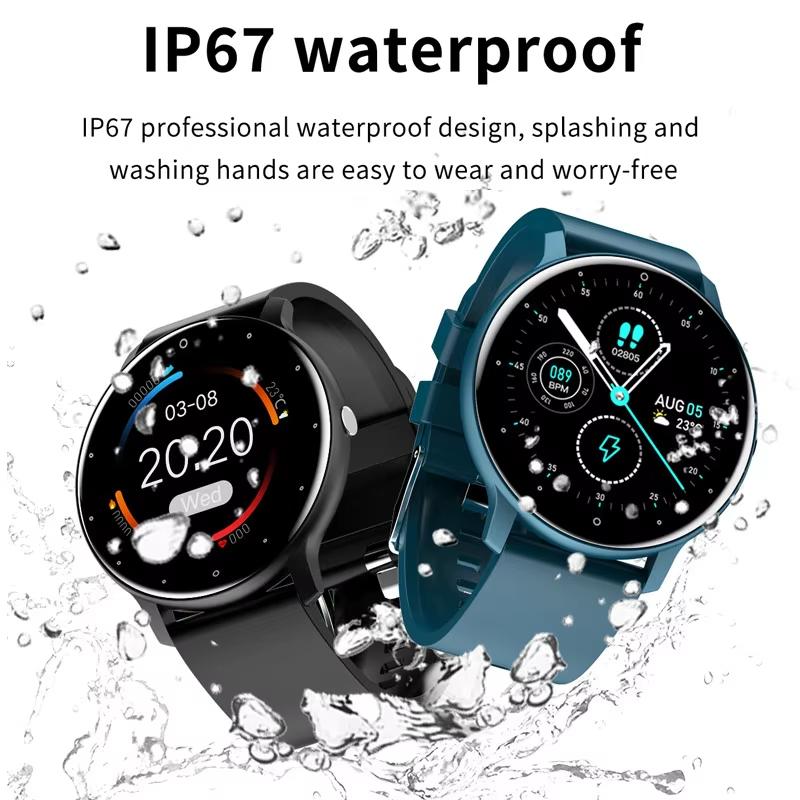 Smart Bracelet IP67 Waterproof Tracks Health Calls Sports Heart Rate Blood Pressure Sleep Monitoring Step Counter Calorie Tracking Notifications