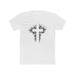 Cross with Grunge Texture T-Shirt | Christian Faith Tee