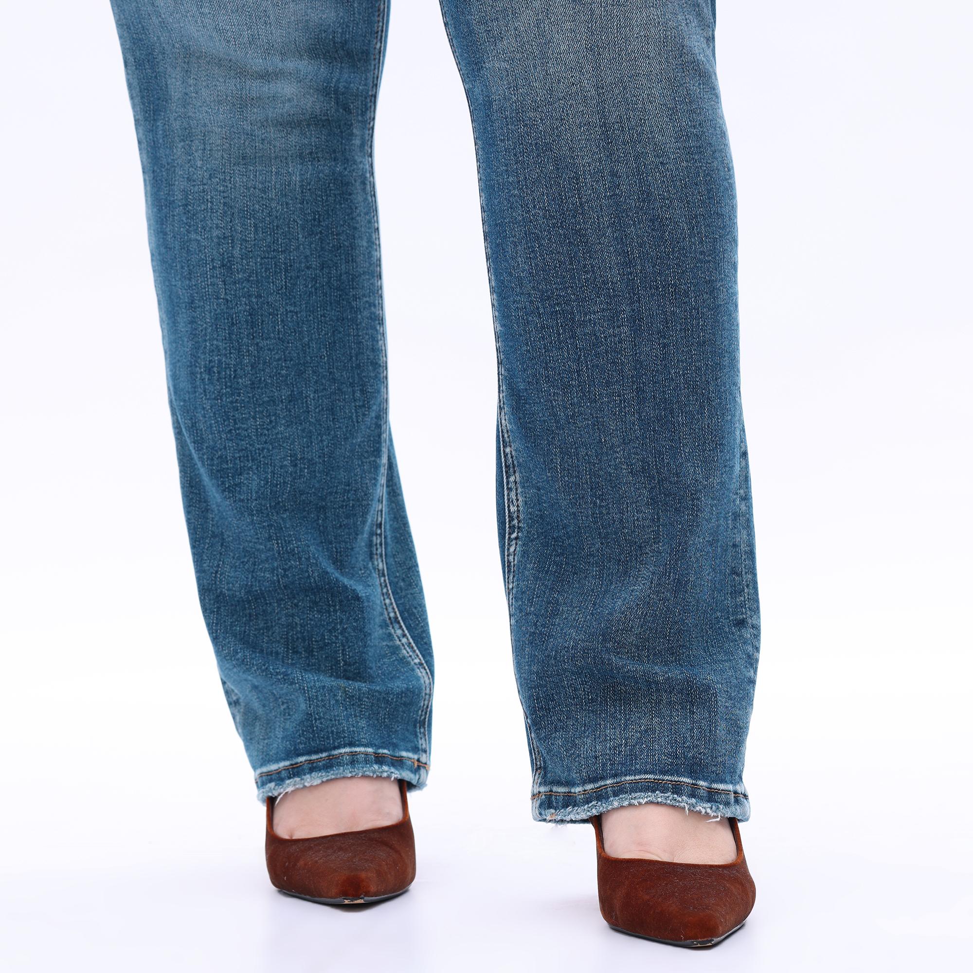 Plus Size Tummy Control Medium Stretch Jeans Slimming Straight Leg Denim for Pear Shaped Women, Comfortable Curvy Fit, Up to size 24W BBL Effect