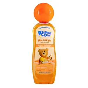Ricitos de Oro Honey Bee Shampoo Baby Cleansing Shampoo Rattle Cap ParabenFree Product for Baby’s Delicate Hair Hypoallergenic 8.4 FL Oz