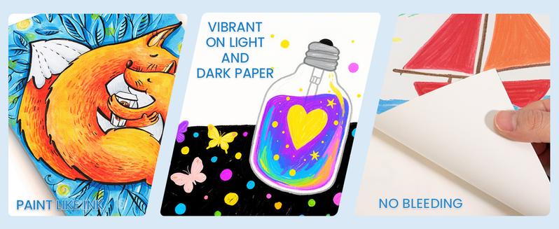 Acrylic Paint Markers - 36 Color pc Marker Pen Set, Artist Fine and Soft Brush Tip Marker for Rock Painting, Books Coloring, Note Taking, Card Writing, Ston Graffiti, DIY Crafts, Drawing Art Supplies Kit, Professional Art Pen Set, Valentine's Day Gifts