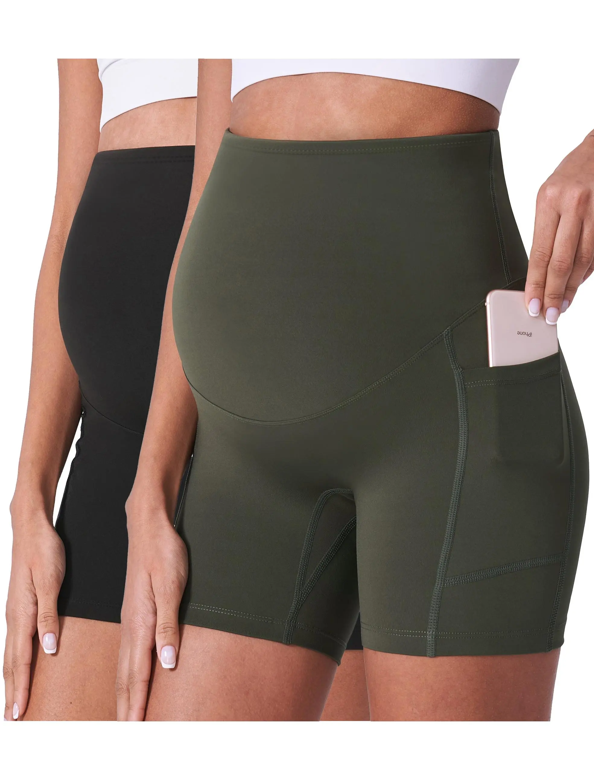 Black + Dark Green 5"