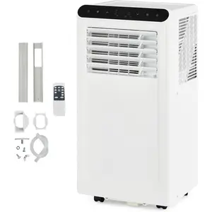 10000 BTU Portable Air Conditioner – Cools Up To 550 Sq.Ft! 3-in-1 AC, Dehumidifier & Fan With Remote – Perfect For Home, Bedroom & Office