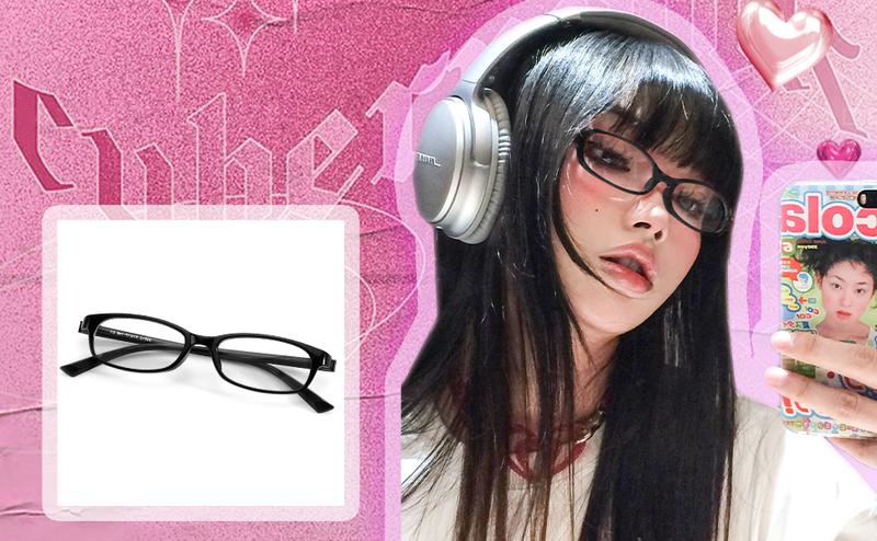 【Y2K】SODQW Chic Y2K-Inspired Rectangular Fashion Glasses – Rx-able, Small & Narrow Eyewear for Cosplay, Everyday Style, & Office Siren Christmas Gift 2025 New Trends