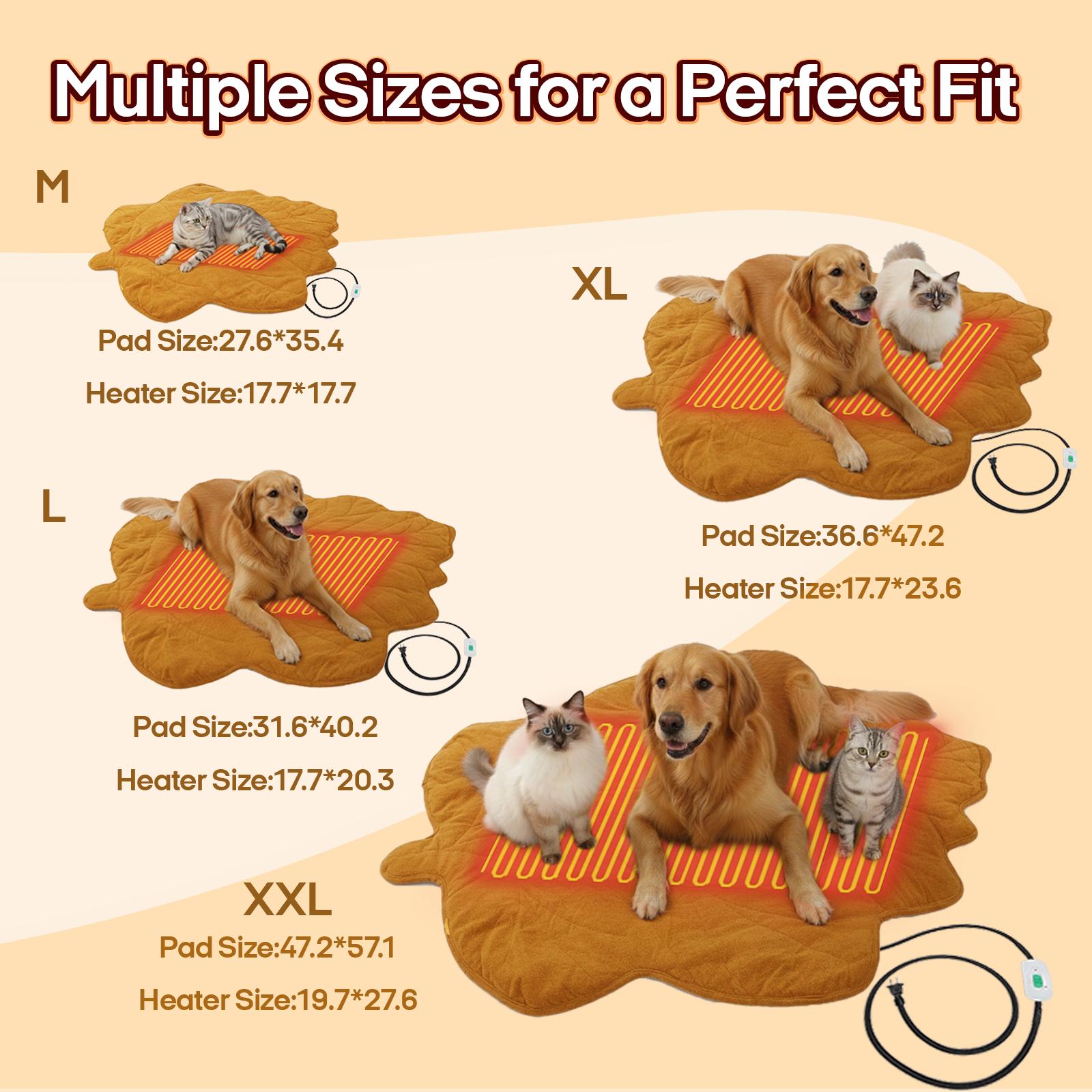 Vagascape Heated Pet Pad for Dogs & Cats – 7-Layer Safety Design, Auto Overheat Protection, Chew-Resistant Cord, Waterproof & Machine Washable, Ideal for Indoor & Outdoor Use Shaped Beds Vagascape Heated Pet Pad for Dogs & Cats – 7-Layer Safety Design, Auto Overheat Protection, Chew-Resistant Cord, Waterproof & Machine Washable, Ideal for Indoor & Outdoor Use Shaped Beds