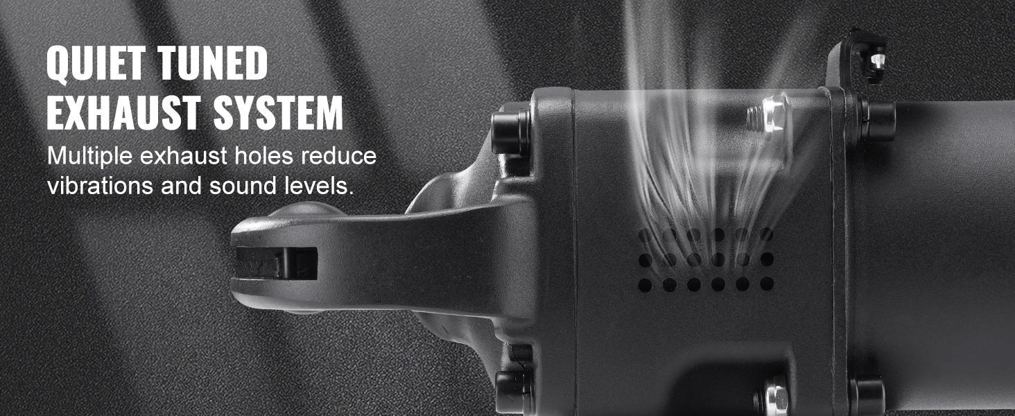 VEVOR 1 Inch Air Impact Wrench, TikTokShopBlackFriday, Up to 2730 ft-lbs Reverse Torque Output 1" Pneumatic Impact Gun Lightweight w/ 2 Handles for Heavy Duty Repairs and Maintenance