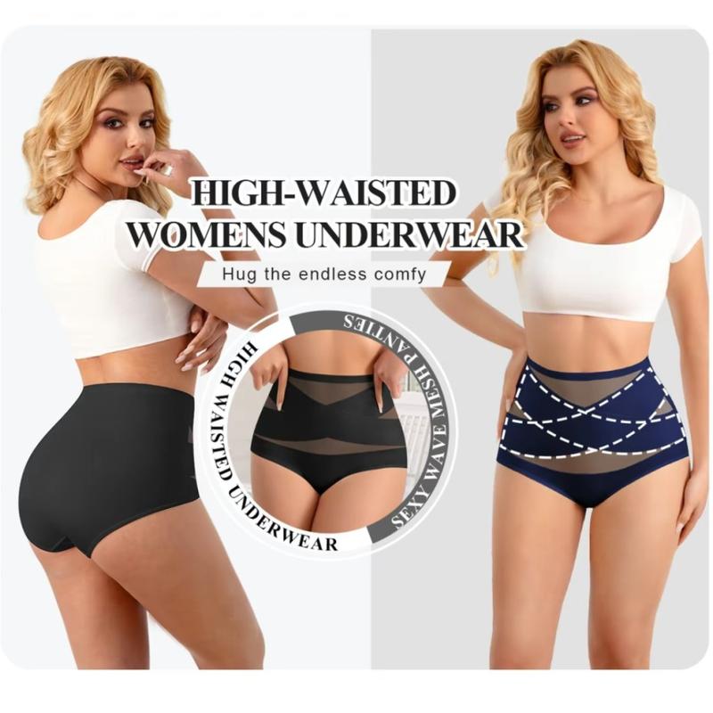 xl 6 Pieces of High-Waisted ShapingPanties-Slimming,Compression, Hip-Lifting,PostPartum Abdominal Shaping, Comfortable,Breathable, Soft, Ladies' Essential for Fall and WinterShapewear Womenswear Sexy Basic