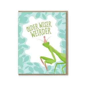 Older Wiser Weirder Birthday Card
