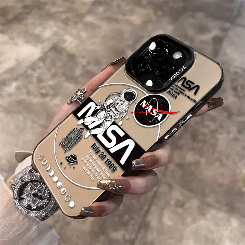 A Vibrant Astronaut Phone Case, Compatible with Apple Iphone Models 6/7/8/X/Xs/Xr/Xs Max/11/12/13/14/15/16 Pro
