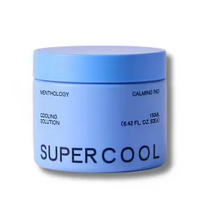 MENTHOLOGY Super Cool Calming Pad 60 Pads. - Cooling Soothing Toner Pads for Redness Relief Hydration and Skin Cooling Care 60 Pads