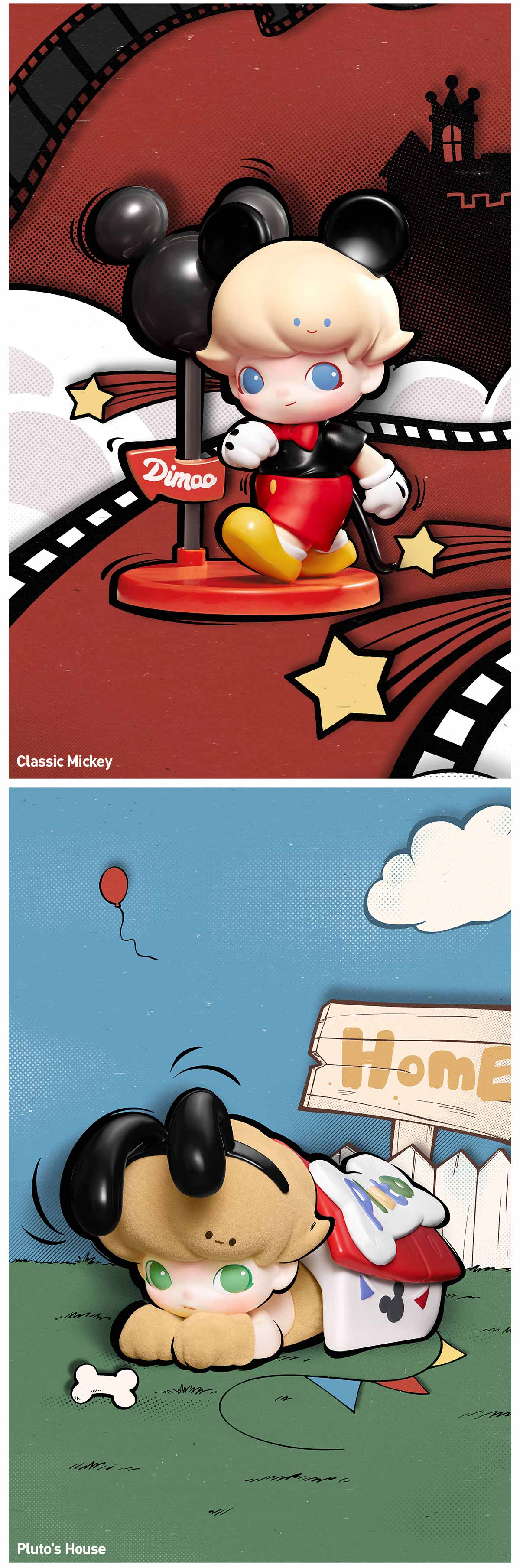 POP MART DIMOO WORLD × DISNEY Series Figures