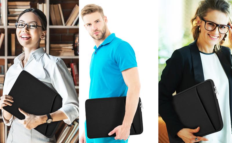 Laptop Bags 15.6 Inch Laptop Sleeve – Stylish Slim Briefcase Bag for MacBook, HP, Dell, Lenovo – Water-Resistant Laptop Bags 13-14 Inch Laptop Sleeve – Stylish Slim Briefcase Bag for MacBook, HP, Dell, Lenovo – Water-Resistant Work Tote for Men & Women