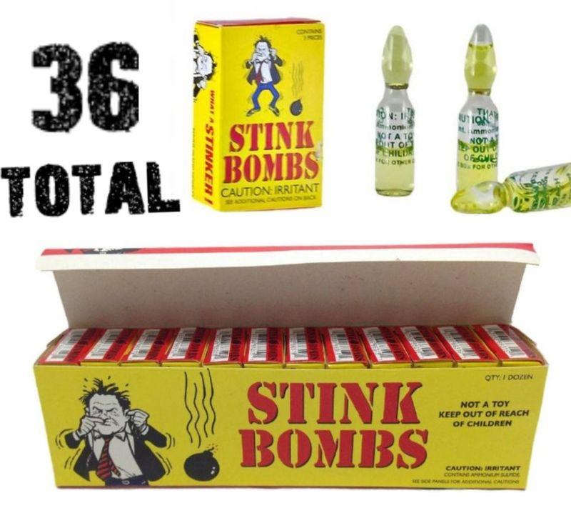 36 Stink Bombs – Super Smelly Gag Prank (12 Boxes of 3) | Funny Joke 💨