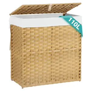 Laundry Hamper–Large Capacity Clothes Basket with Lid, Foldable Laundry Bin, Durable & Stylish Storage Organize