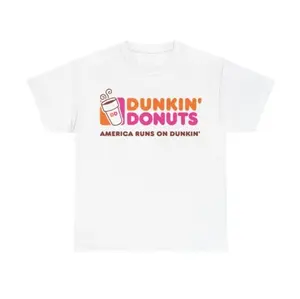 Dunkin’ Donuts T-shirt vintage Boston coffee gift retro Unisex Heavy Cotton Tee DV4